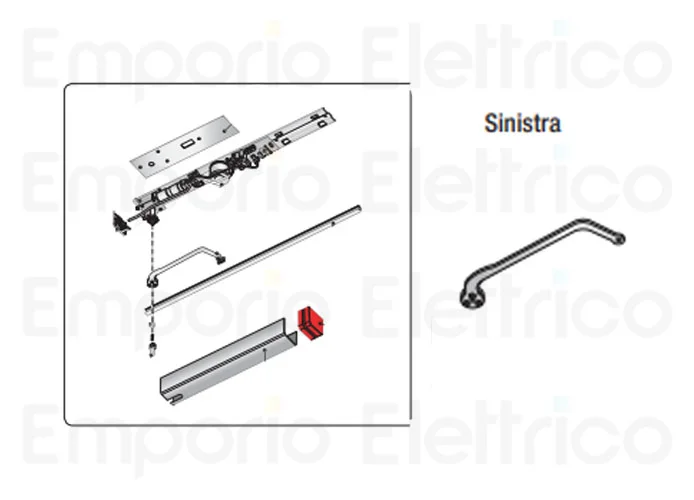 came kit automatización hoja sx panel único voilà 24v 001uv04 uv04