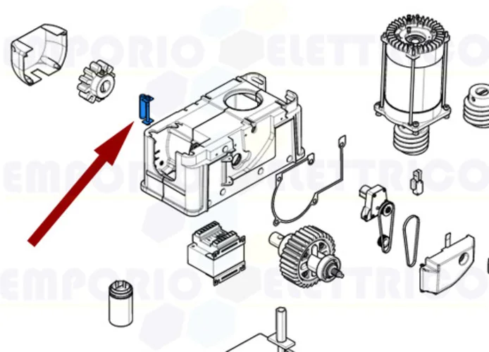 came reemplazo conector elástico piñon bk 119ribk032