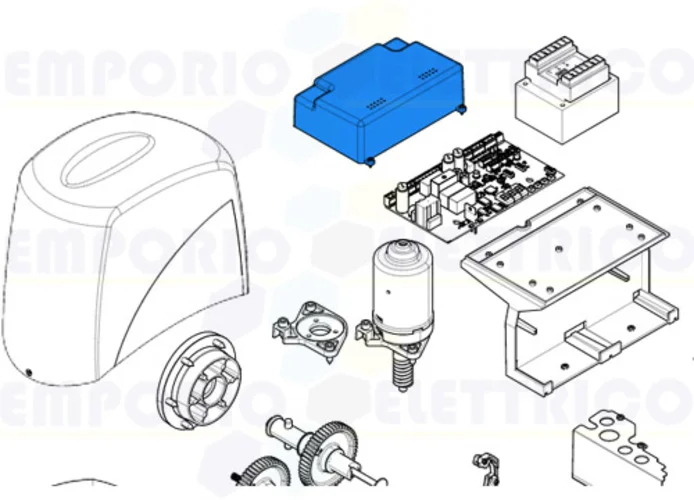 came repuesto tapa tarjeta electrónica bx 119ribx038