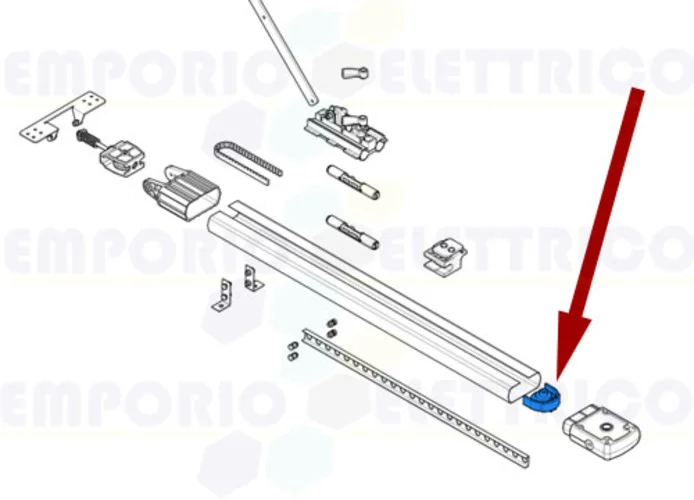 came repuesto polea transmisión de correa ver 119rie124