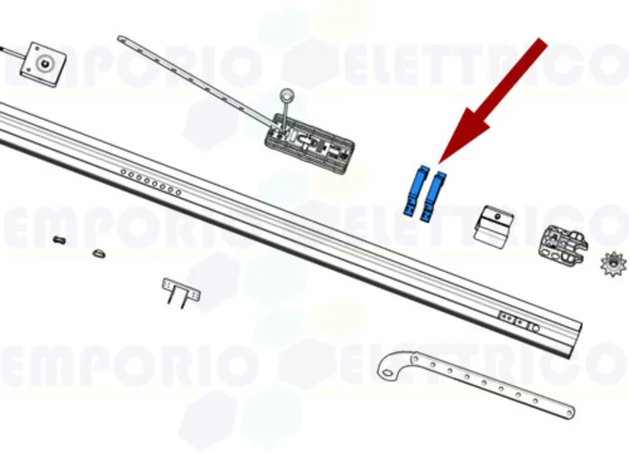 came repuesto soporte de fijación al techo v6000 119rie177
