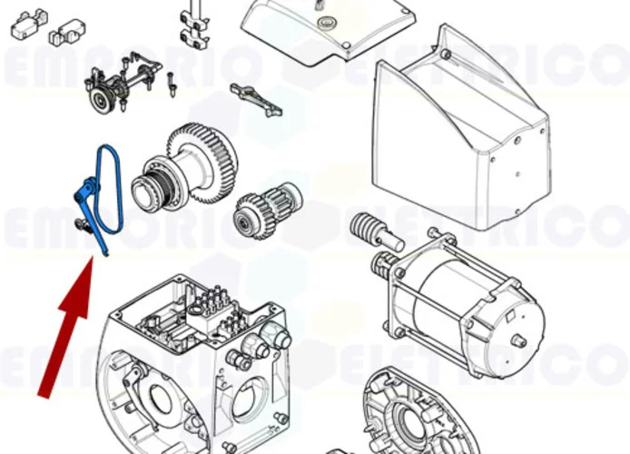 came reemplazo tensor de correa y correa c-bx 119ricx024