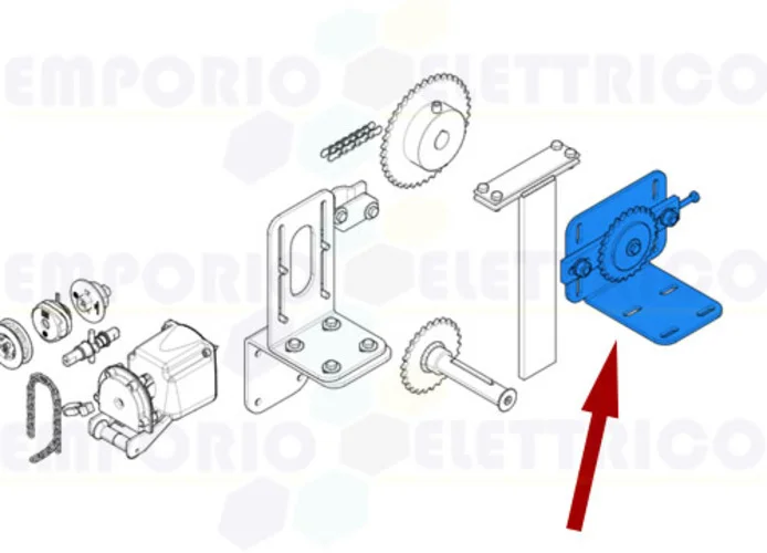 came reemplazo sistema reenvío tensor de la cadena c-bx 119ricx012