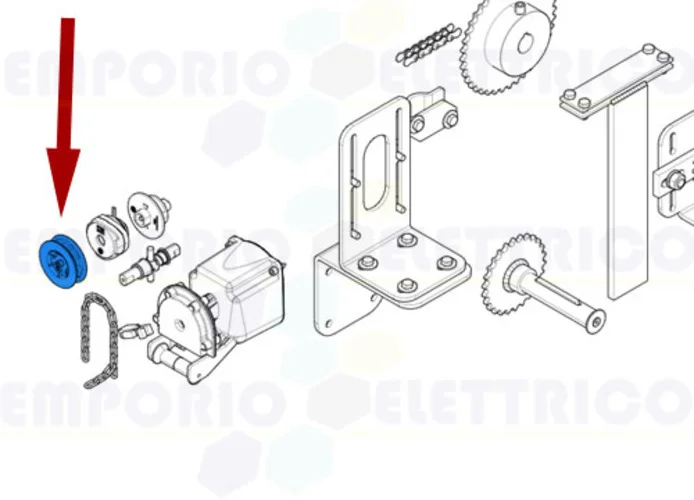 came reemplazo polea de cadena c-bx 119ricx046