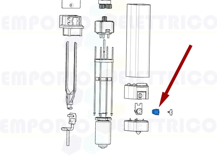 came repuesto cilindro cerradura g2500 g4000 stylo-me 119rig213