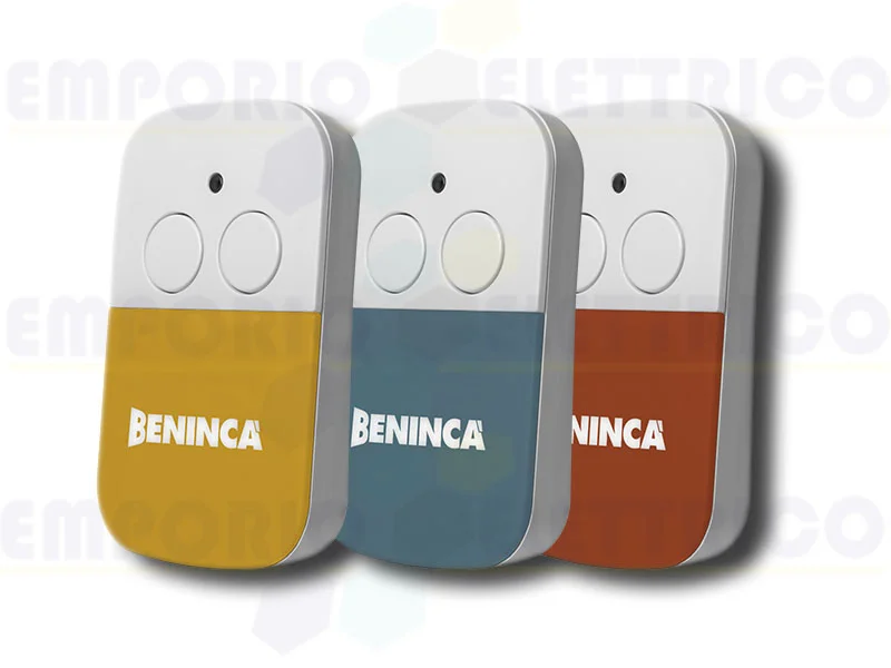 beninca transmisor de 2 canales arc rolling code 433 mhz happy.2va 9863202