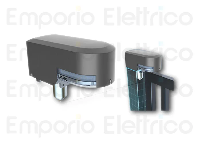 faac actuador electromecánico 24v s2500i para cancelas batientes s2500i