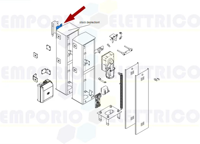 came repuesto soporte porta-mástil- g2500 119rig086