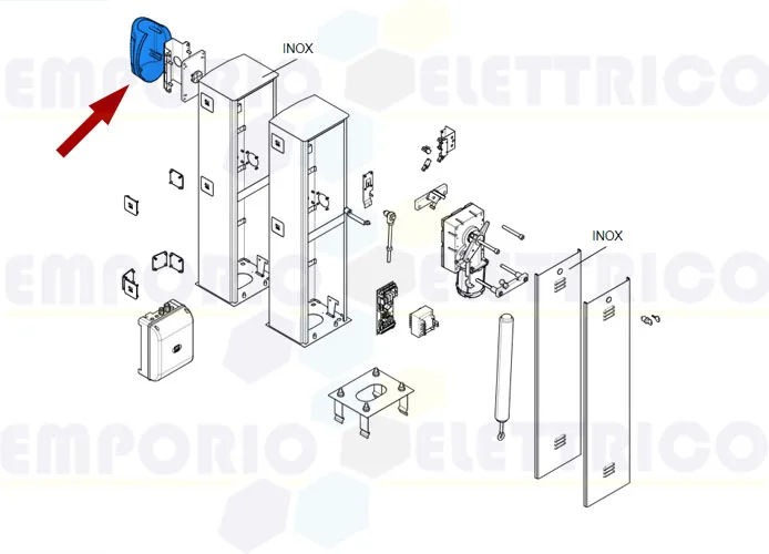 came repuesto tapa pestaña mástil g3250 g3750 119rig325