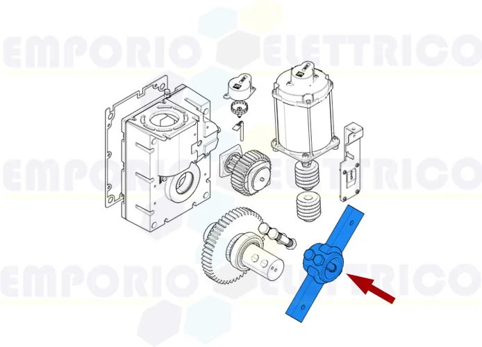 came repuesto palanca ajuste posición mástil g4040z ricambio 119rig336 