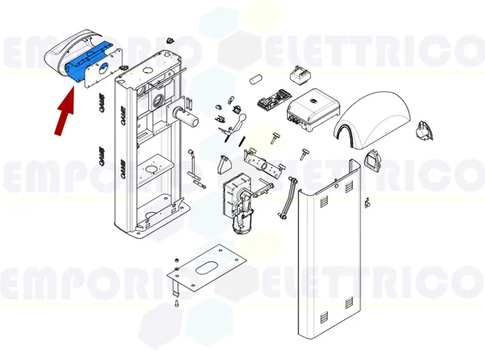 came repuesto pestaña de enganche mástil ø 100 gard 8 119rig132