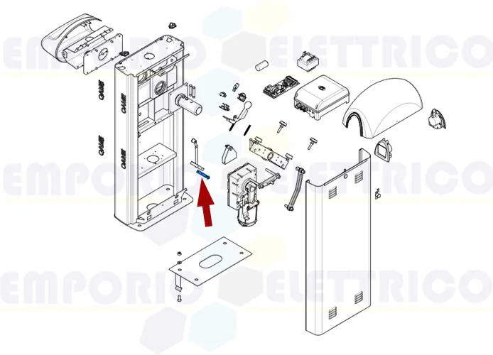 came repuesto pequeña mástil de desbloqueo gard8 119rig515