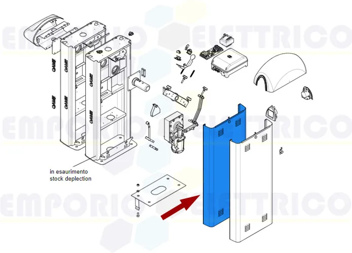 came repuesto puerta armario de inox gard 8 119rig151