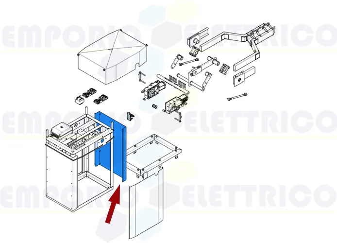came repuesto lado del armario lado desbloqueo g12000 119rig107