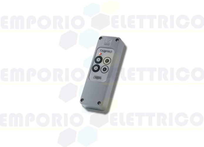 cardin unidad transceptor móvil a 4 funciones 433mhz txqpromrf-4