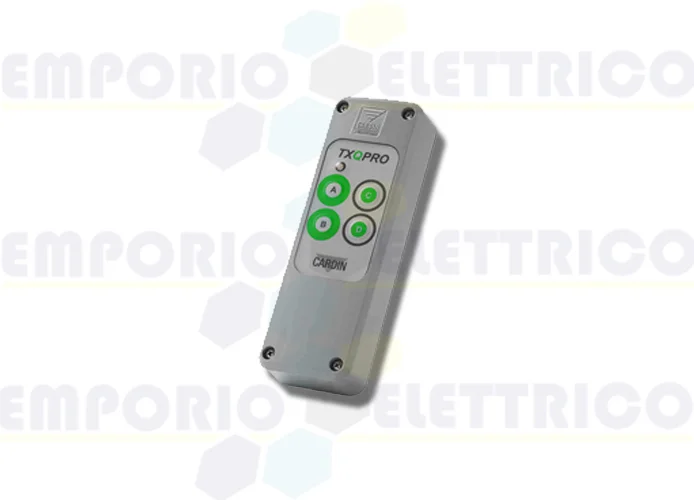 cardin transceptor bidireccional a 4 funciones 868mhz txqpro508bd-4