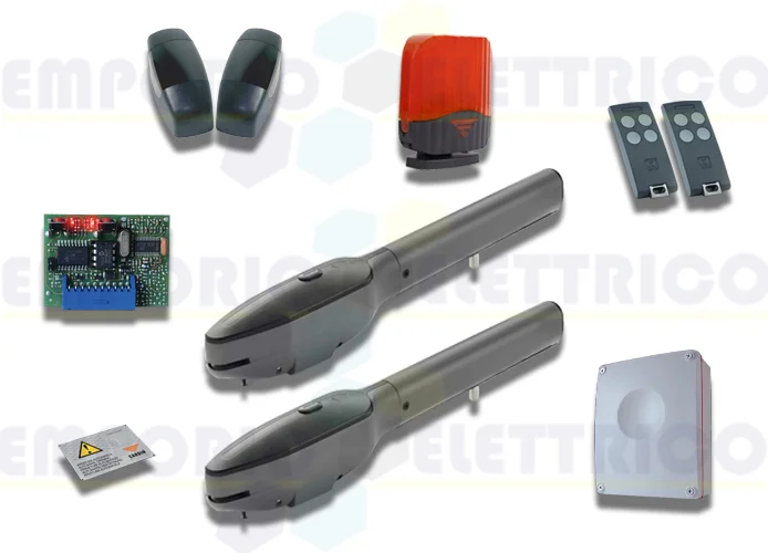 cardin kit per cancelli a battente con anta fino a 3m (250kg) 230v kt-blade3