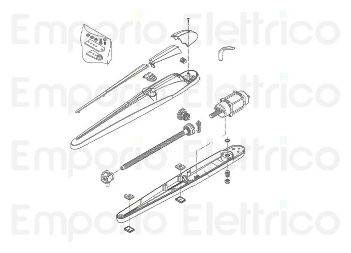beninca repuesto motor bob2124/bob2124e/bob3024e 9686767